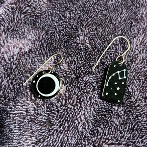 Earrings by local artist.